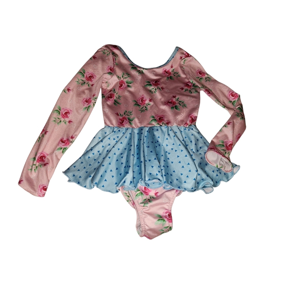 Leo Luvs Skirted Leotard Girls Size 4